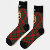 Clan MacDuff Crest over Tartan Sokken (Links)
