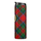Clan MacDuff Crest over Tartan Thermosbeker (Geroteerd rechts)