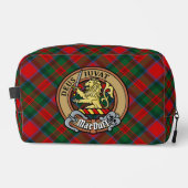 Clan MacDuff Crest over tartan Toilettasje (Voorkant)