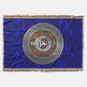 Clan MacDuff Crest & Tartan Knot Deken (Voorkant)