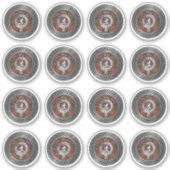 Clan MacDuff Crest & Tartan Knot Sticker (Voorkant)