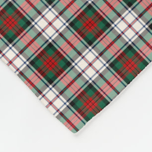 Clan MacDuff Dress Tartan Scottish Pset Pattern Fleece Deken