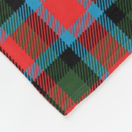 Clan MacDuff Hunting Ancient Tartan Pset Fleece Deken (Hoek)