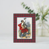 Clan MacDuff  Illustratie Tartan Lijst Briefkaart (Staand voorkant)
