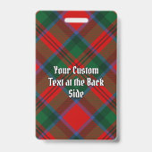 Clan MacDuff-tartan Badge (Achterkant)