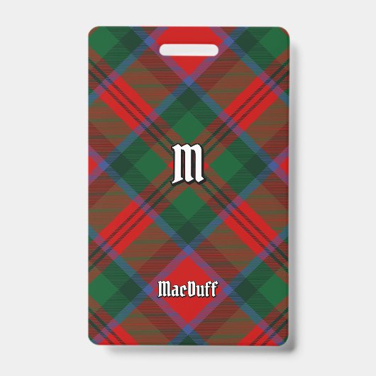 Clan MacDuff-tartan Badge (Voorzijde)