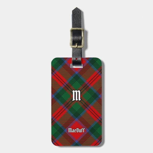 Clan MacDuff Tartan Bagagelabel (Voorkant verticaal)