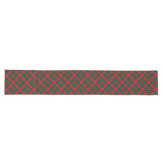 Clan MacDuff Tartan Lange Tafelloper (Horizontaal)