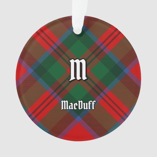 Clan MacDuff Tartan Ornament (voorkant)