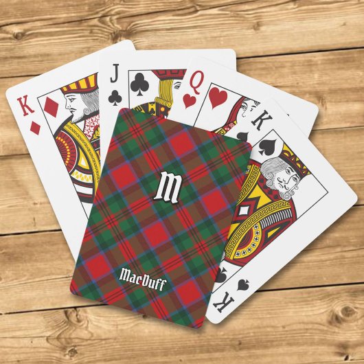Clan MacDuff Tartan Pokerkaarten
