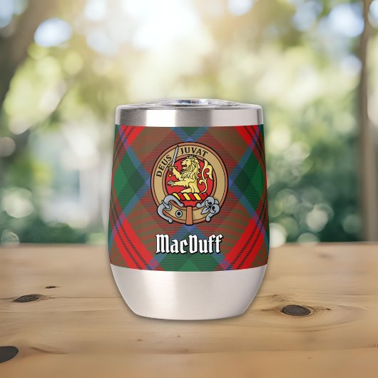 Clan MacDuff Wapen over Tartan
