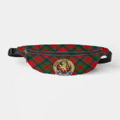 Clan MacDuff Wapen over Tartan Heuptasje (Voorkant)