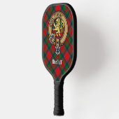 Clan MacDuff Wapen over Tartan Pickleball Paddle (Links)