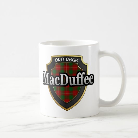 Clan MacDuffee Scottish Dynasty Tartan Mokken Cups (Rechts)