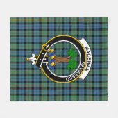 Clan MacEwan Ancient Tartan Pset Fleece Deken (Voorkant (Horizontaal))