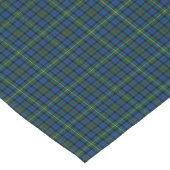 Clan MacEwan Royal Blauw en Groen Schots Tartan Korte Tafelloper (Hoek)