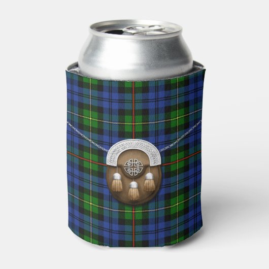 Clan MacEwan Tartan en Sporran Blikjeskoeler (Blikje Voorkant)