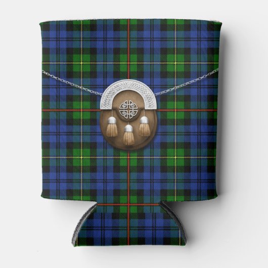 Clan MacEwan Tartan en Sporran Blikjeskoeler (Voorkant)