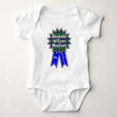 Clan MacEwen #1 Award Blue Ribbon Romper (Voorkant)