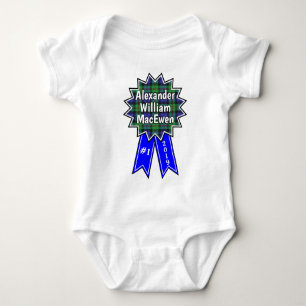 Clan MacEwen #1 Award Blue Ribbon Romper