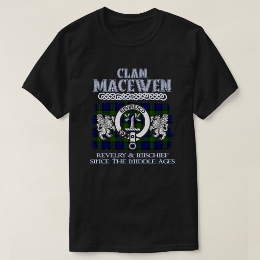 Clan MacEwen crest Schotse clans Schotse achternaa T-shirt (Design voorkant)