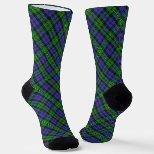 Clan MacEwen Tartan Sokken (Gebogen)