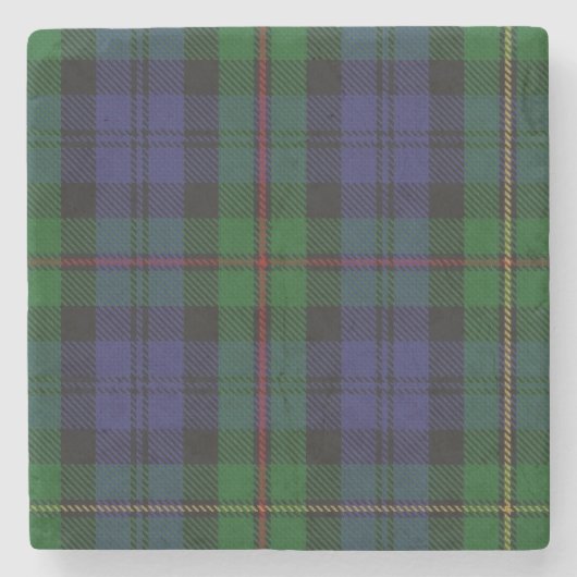 Clan MacEwen Tartan Stone Onderzetter (Voorkant)
