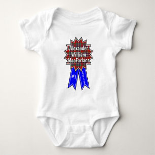 Clan MacFarlane #1 Award Blauwe Lint Romper