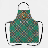 Clan MacFarlane Crest over de oude jacht Tartan Schort (Voorkant)
