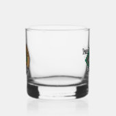 Clan MacFarlane Crest over de oude jacht Tartan Whisky Glas (Links)