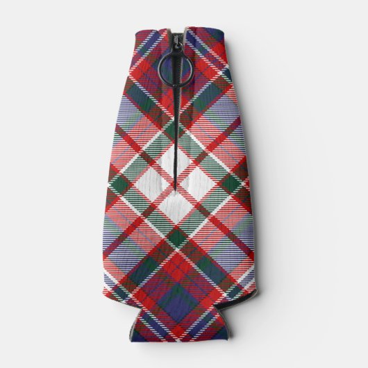 Clan MacFarlane Crest over Jurk Tartan Flesjeskoeler (Achterkant)