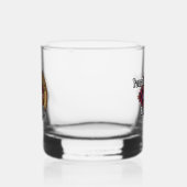 Clan MacFarlane Crest over Jurk Tartan Whisky Glas (Links)