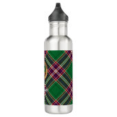 Clan MacFarlane Crest over moderne jacht Tartan Waterfles (Rechts)