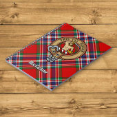 Clan MacFarlane Crest over Rode Tartan Notitieboek