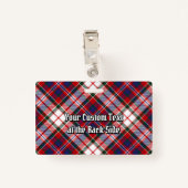 Clan MacFarlane Dress Tartan Badge (Achterkant met clip)