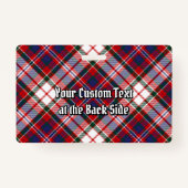 Clan MacFarlane Dress Tartan Badge (Achterkant)