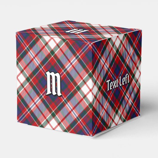 Clan MacFarlane Dress Tartan Bedankdoosjes (Achterkant)