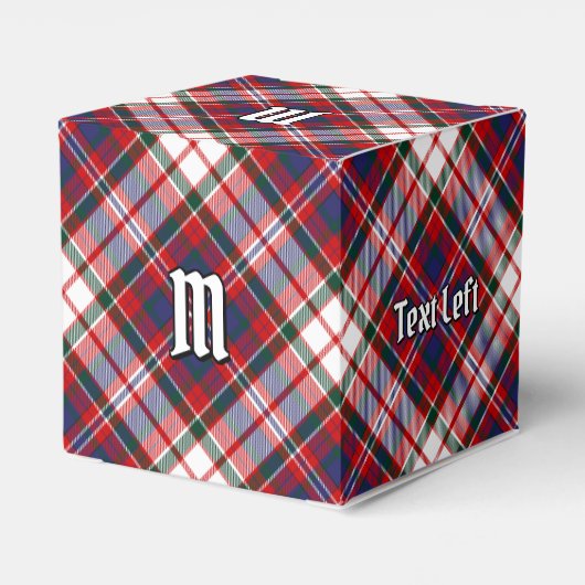 Clan MacFarlane Dress Tartan Bedankdoosjes (Achterkant)