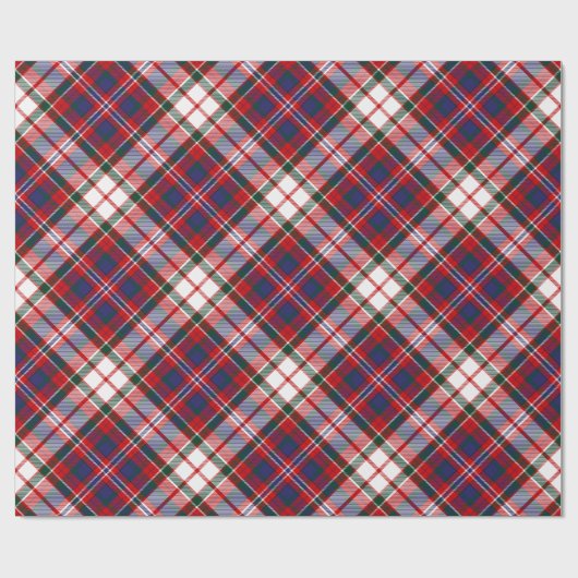 Clan MacFarlane Dress Tartan Cadeaupapier (Vlak)