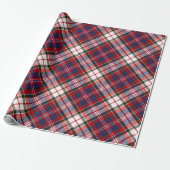Clan MacFarlane Dress Tartan Cadeaupapier (Uitgerold)