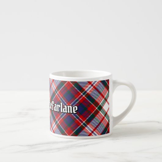 Clan MacFarlane Dress Tartan Espresso Kop (Rechts)