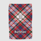 Clan MacFarlane Dress Tartan Golfhanddoek (Voorkant)