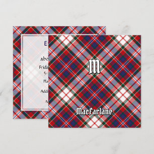 Clan MacFarlane Dress Tartan Kaart