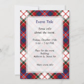 Clan MacFarlane Dress Tartan Kaart (Achterkant)