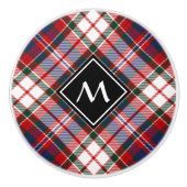 Clan MacFarlane Dress Tartan Keramische Knop (Voorkant)