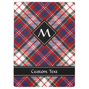 Clan MacFarlane Dress Tartan Klembord
