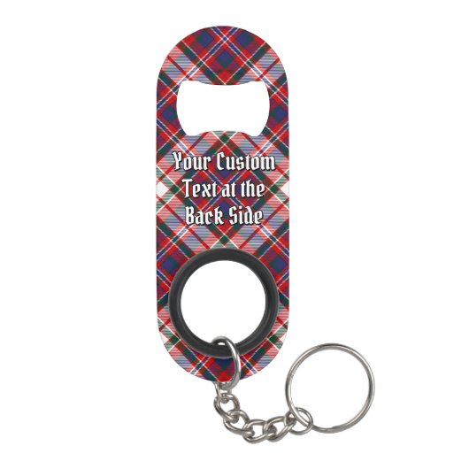 Clan MacFarlane Dress Tartan Mini Flessenopener (Achterkant)