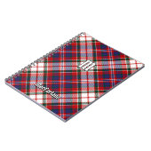 Clan MacFarlane Dress Tartan Notitieboek (Linkerzijde)
