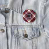 Clan MacFarlane Dress Tartan Ronde Button 5,7 Cm (In situ)