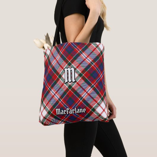 Clan MacFarlane Dress Tartan Tote Bag (Dichtbij)